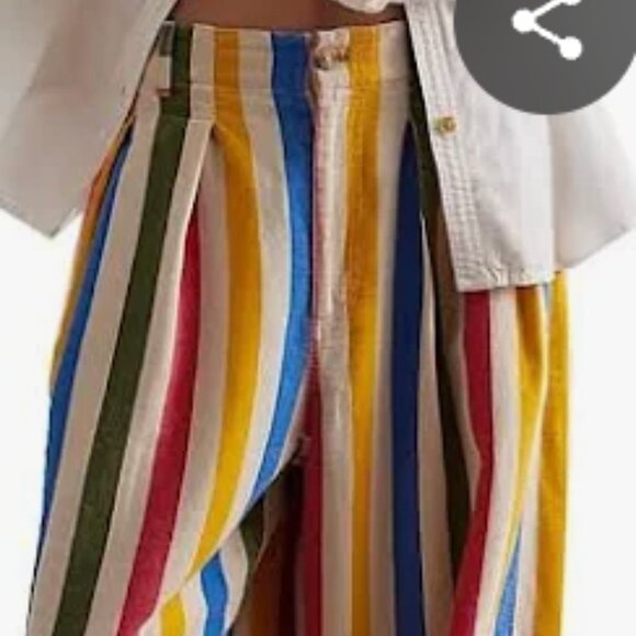 Incredible Free People Pull on Barrel Pants (Primary colored) - Picture 3 of 4